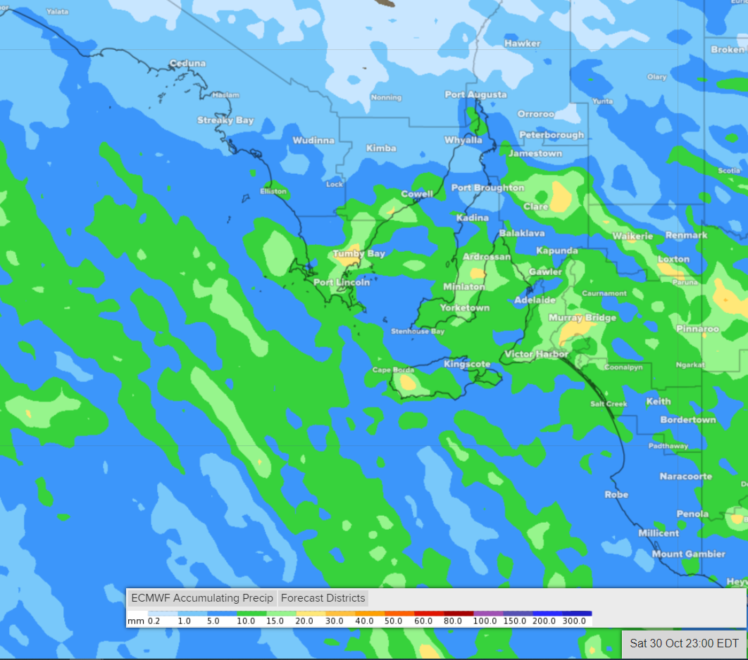 Potential rainfall