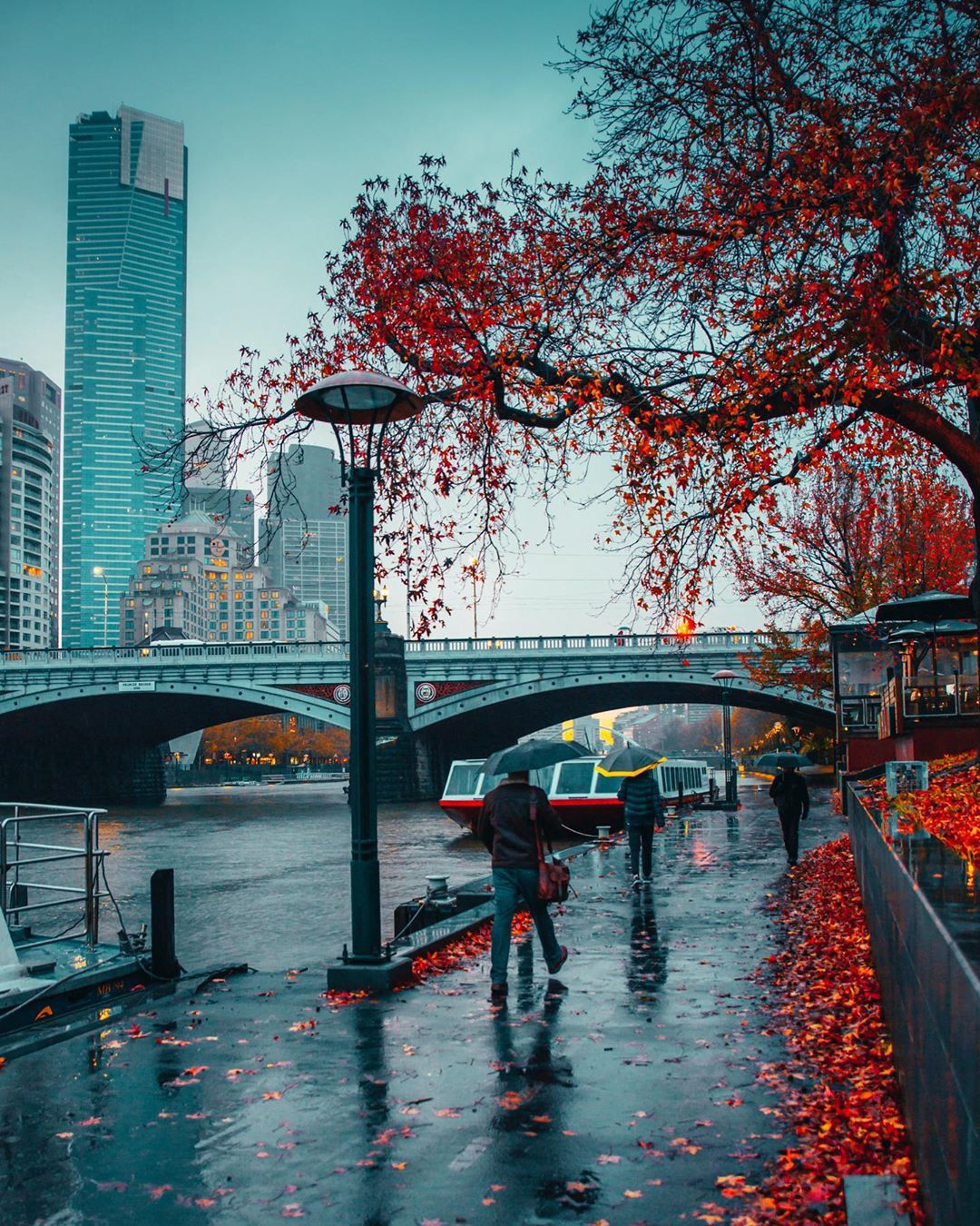 Melbourne continues record run of rain after cold, wet start to winter