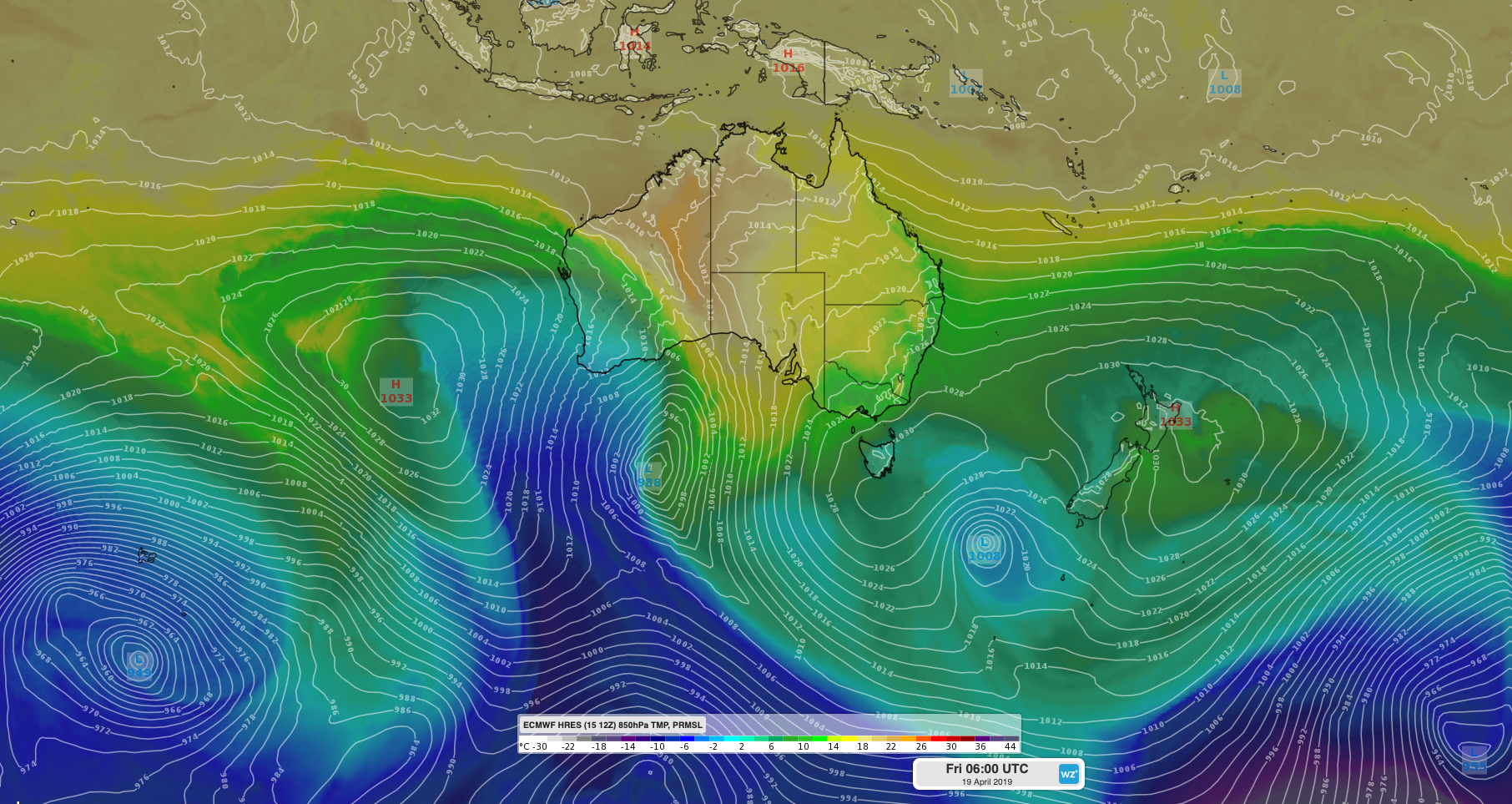 Synoptic Chart Western Australia