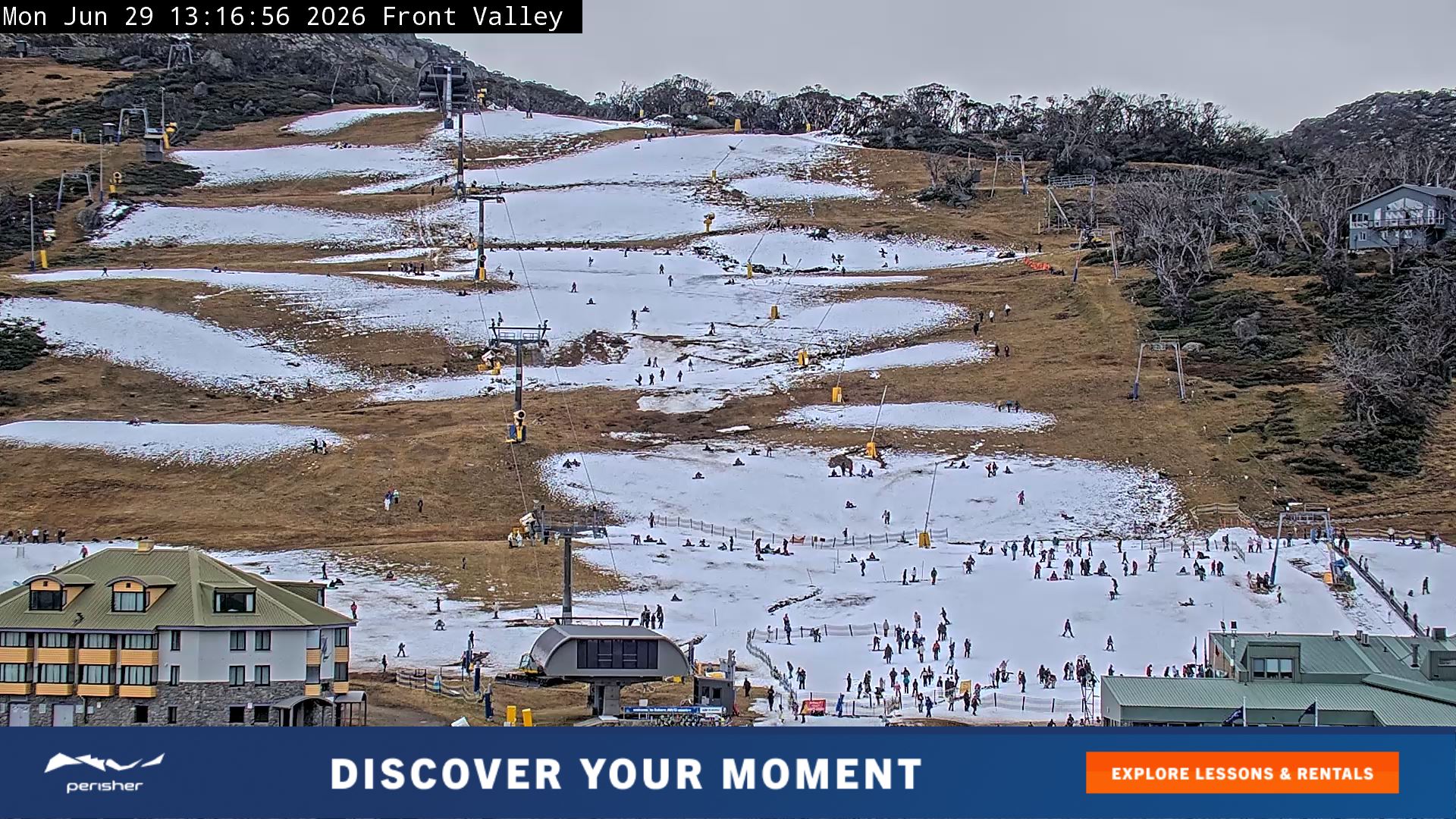 Expect full coverage on Front Valley by this weekend, if forecasts hold. Perisher. Source: Perisher.com.au