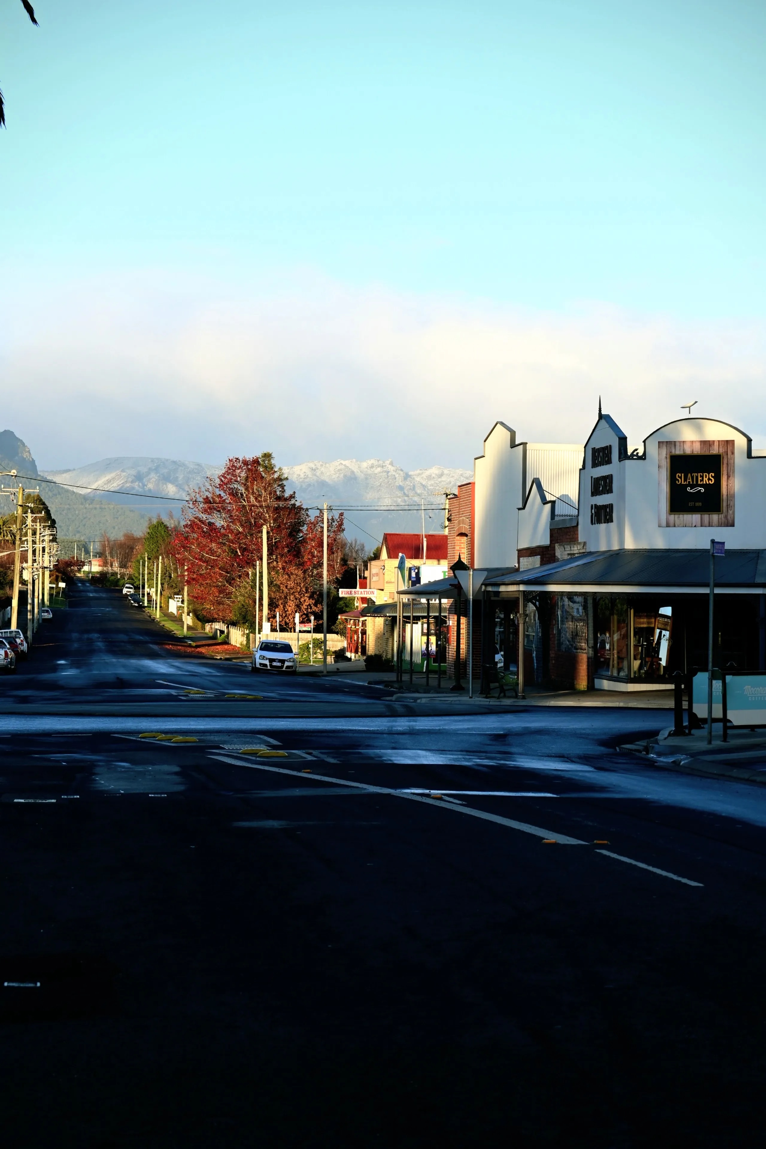 Sheffield, Tasmania on July 23, 2026. @tasmanians_trips / Threads 