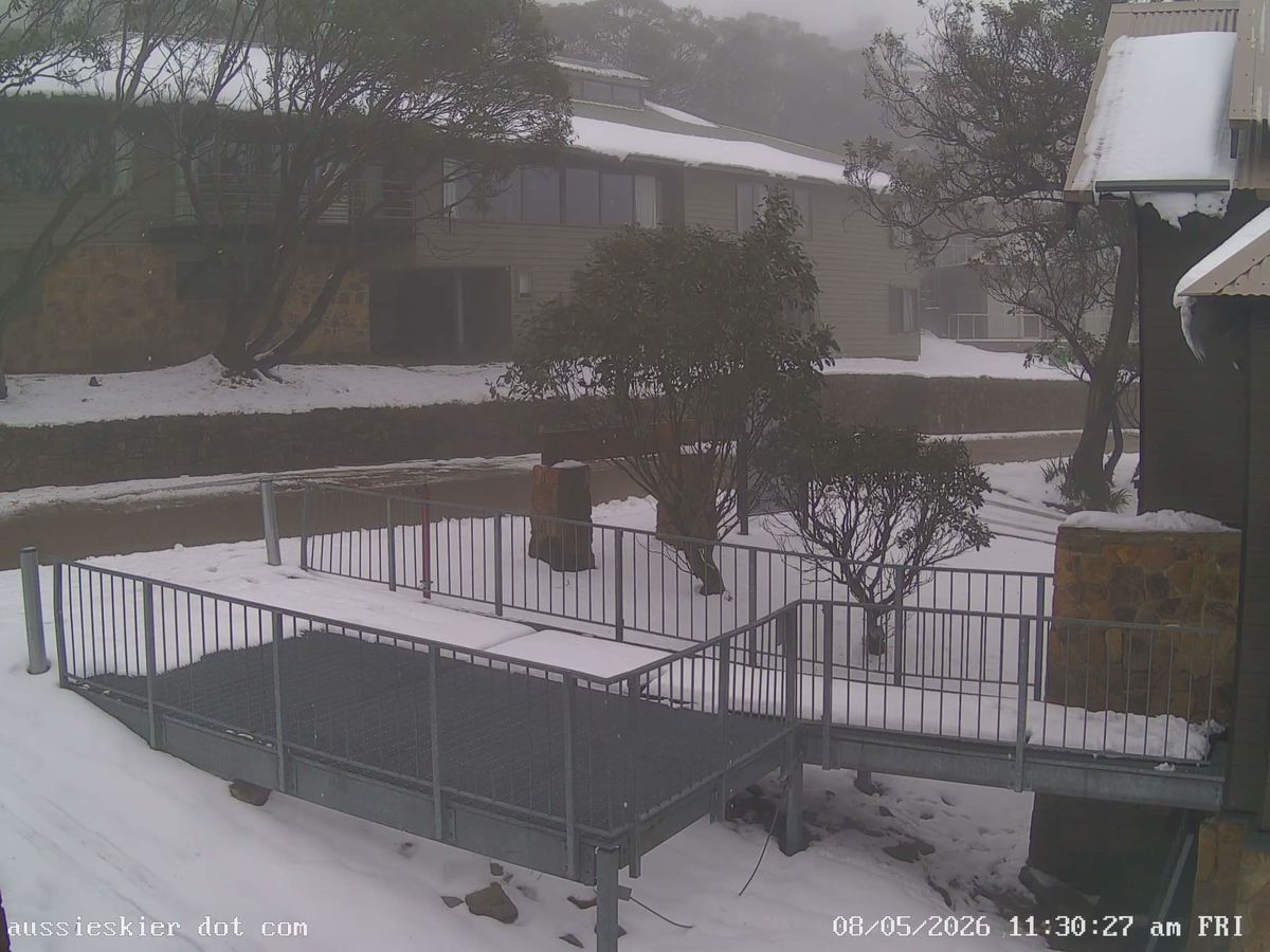 Mt Buller, Victoria, on the morning of May 8, 2026. Source: ski.com.au