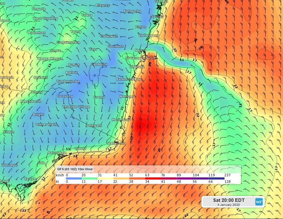 Southerly Buster Roars up the East Coast