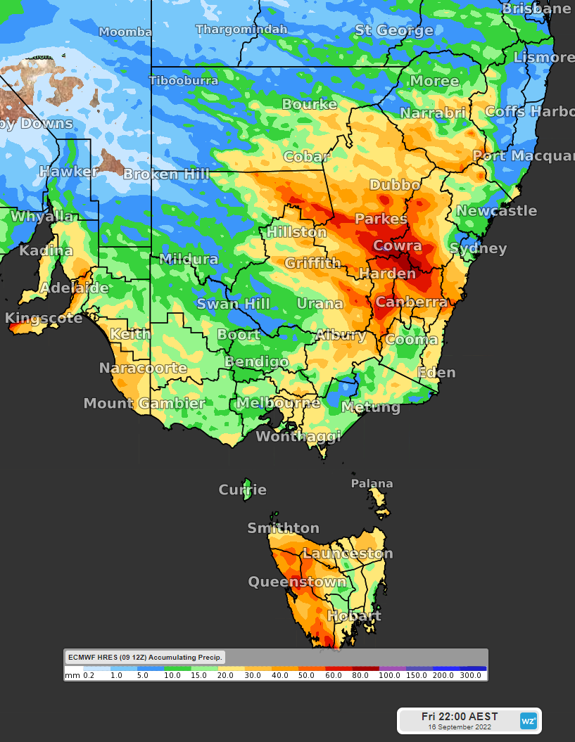 Another burst of rain and storms set for eastern Australia