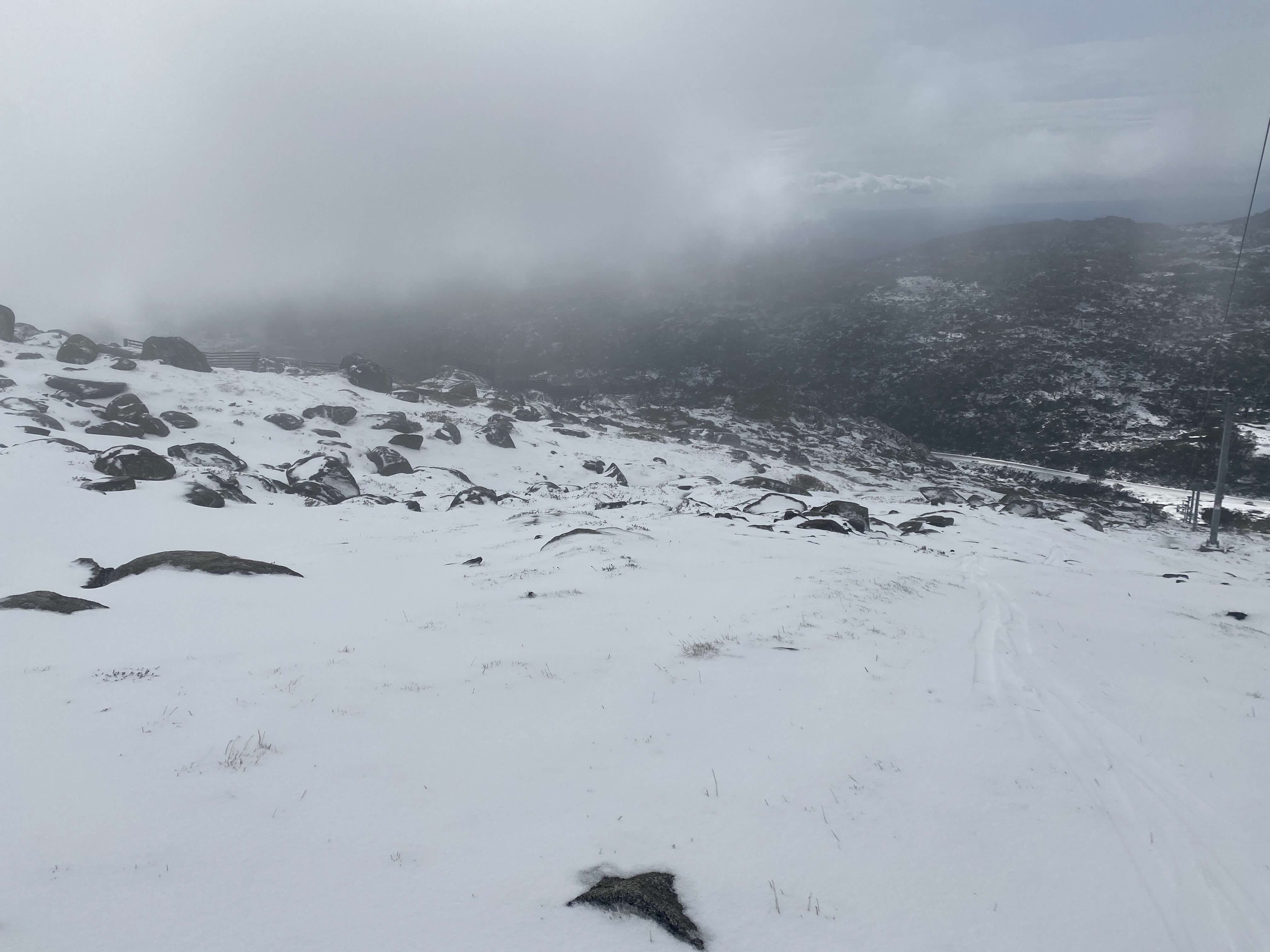 Snow at Mt Perisher, NSW on December 1, 2025. Source: Steve Smith