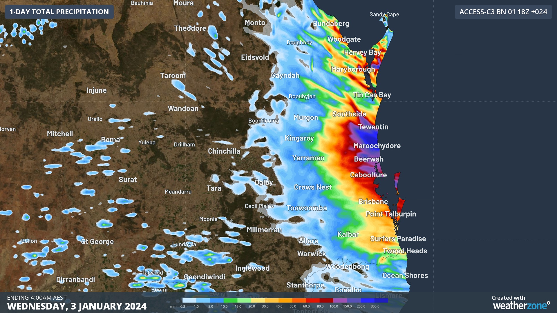 Heavy Rain And Flooding Continue In Southeast Queensland   Qld Rain 20240102 