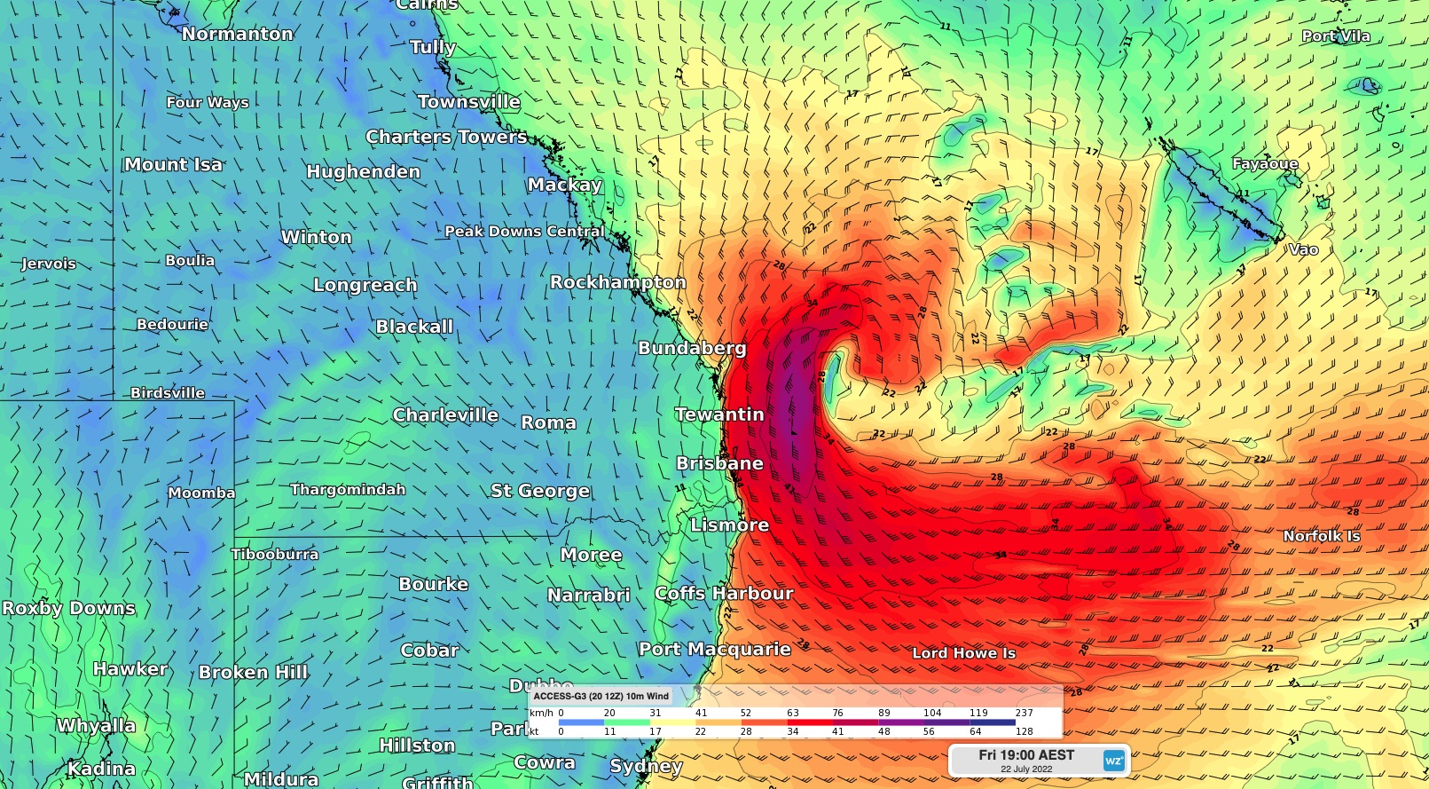 Rain, wind and surf to lash QLD, NSW