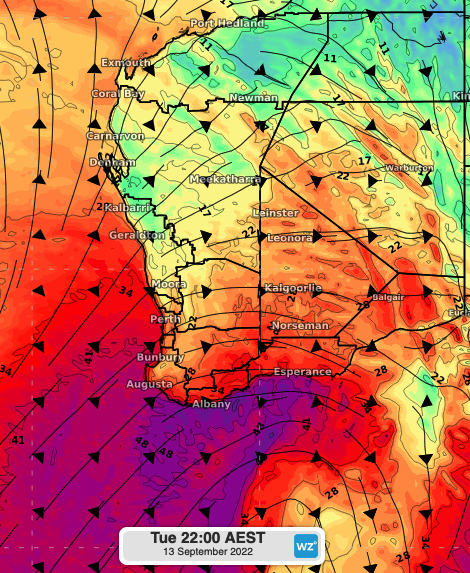 Perth Wind Wild weather to batter southwest WA