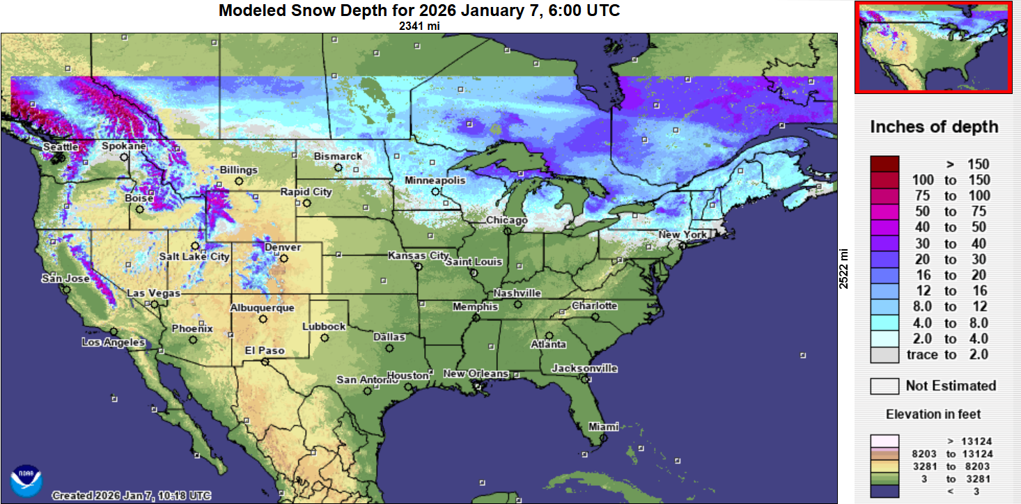 Rain and snow to spread across US after warm spell